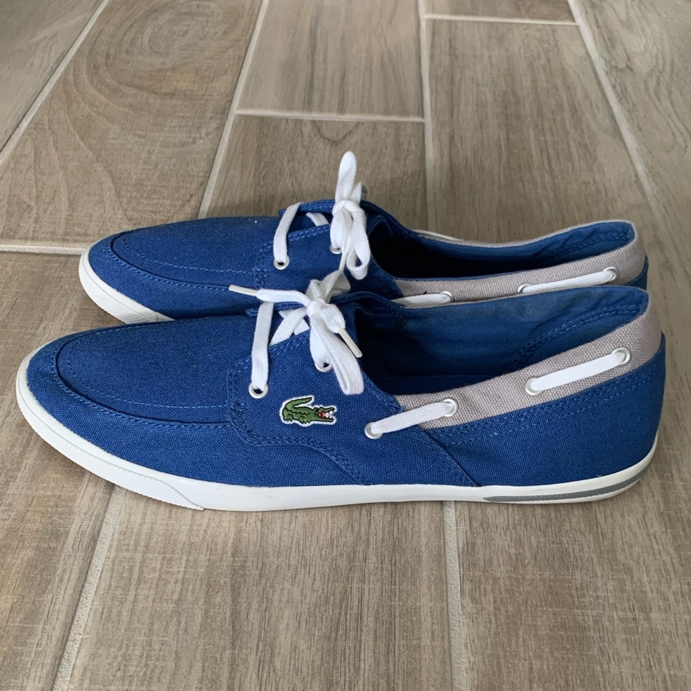 Lacoste Sport slip-on shoes. Lightly worn